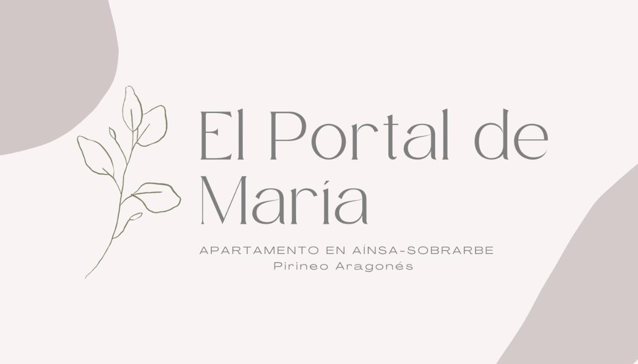 El Portal De Maria Apartment Aínsa Exterior foto
